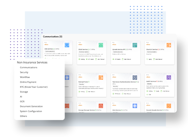 Non insurance apis screen