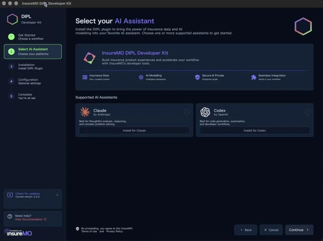 A 90-minute product session between an underwriter and the DIPL AI assistant