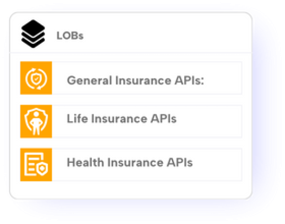 Insurance product library interface